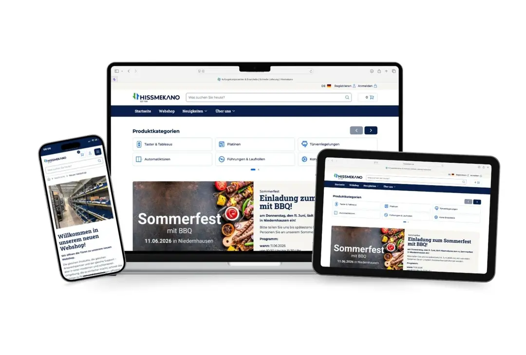 Willkommen in unserem neuen Webshop!