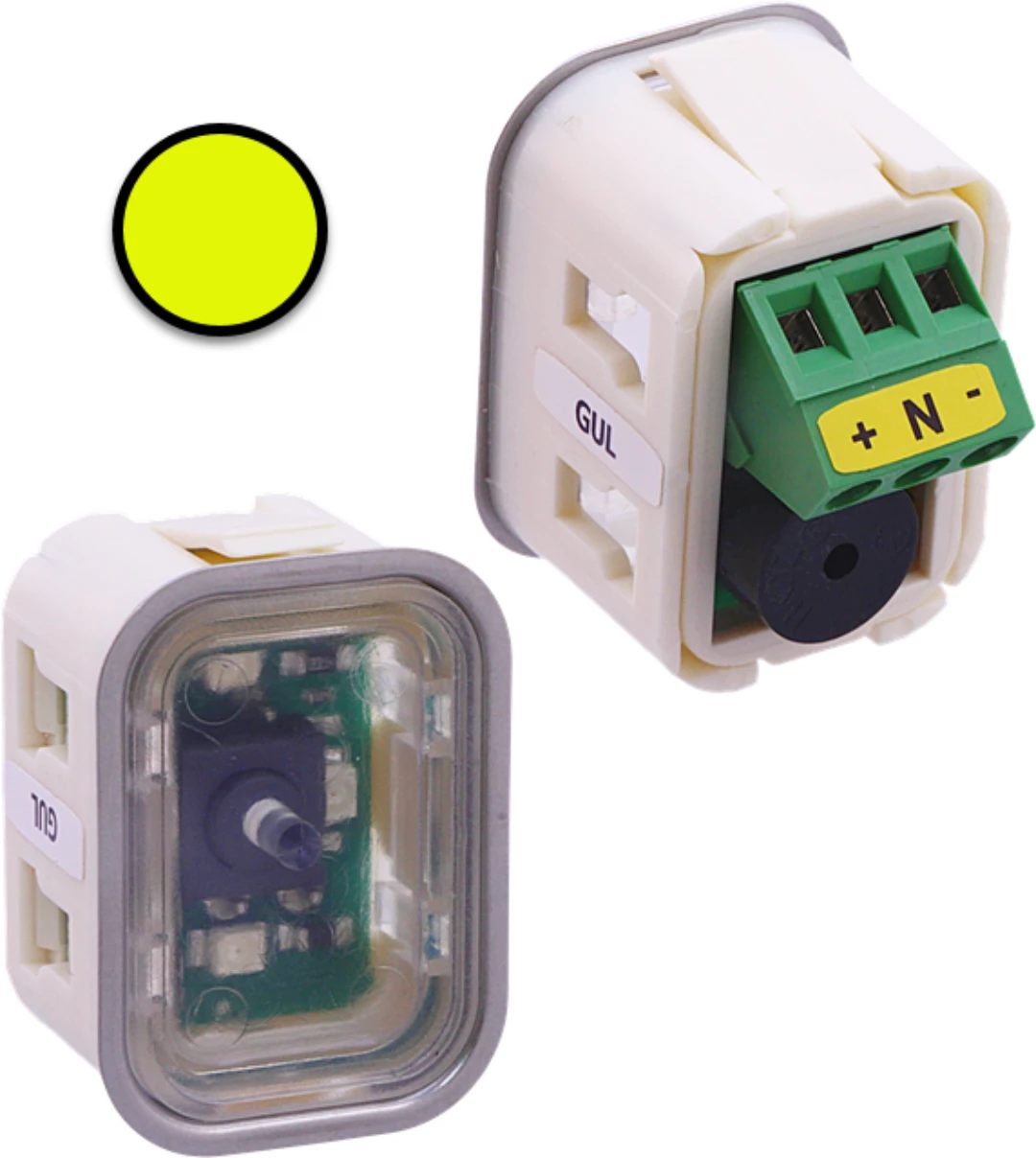 Taster, HM-2535-S EN81-70 gelb summ n