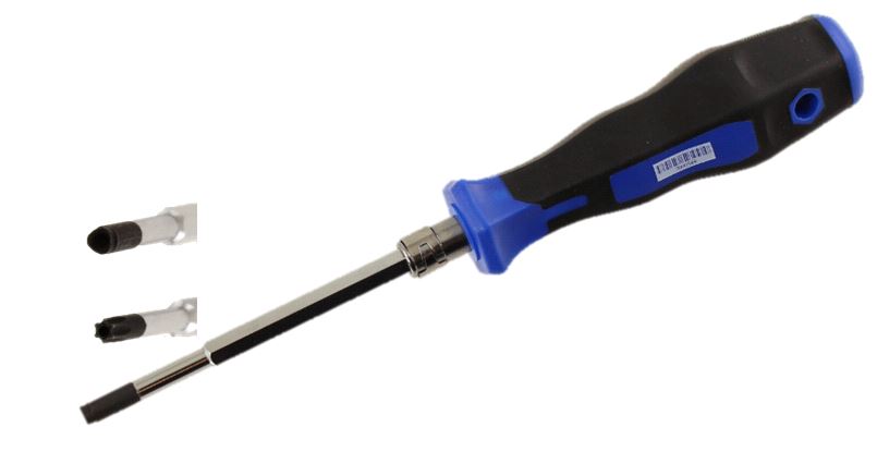 Schraubendreher mit Wechselklinge, Shield u TR25-Torx