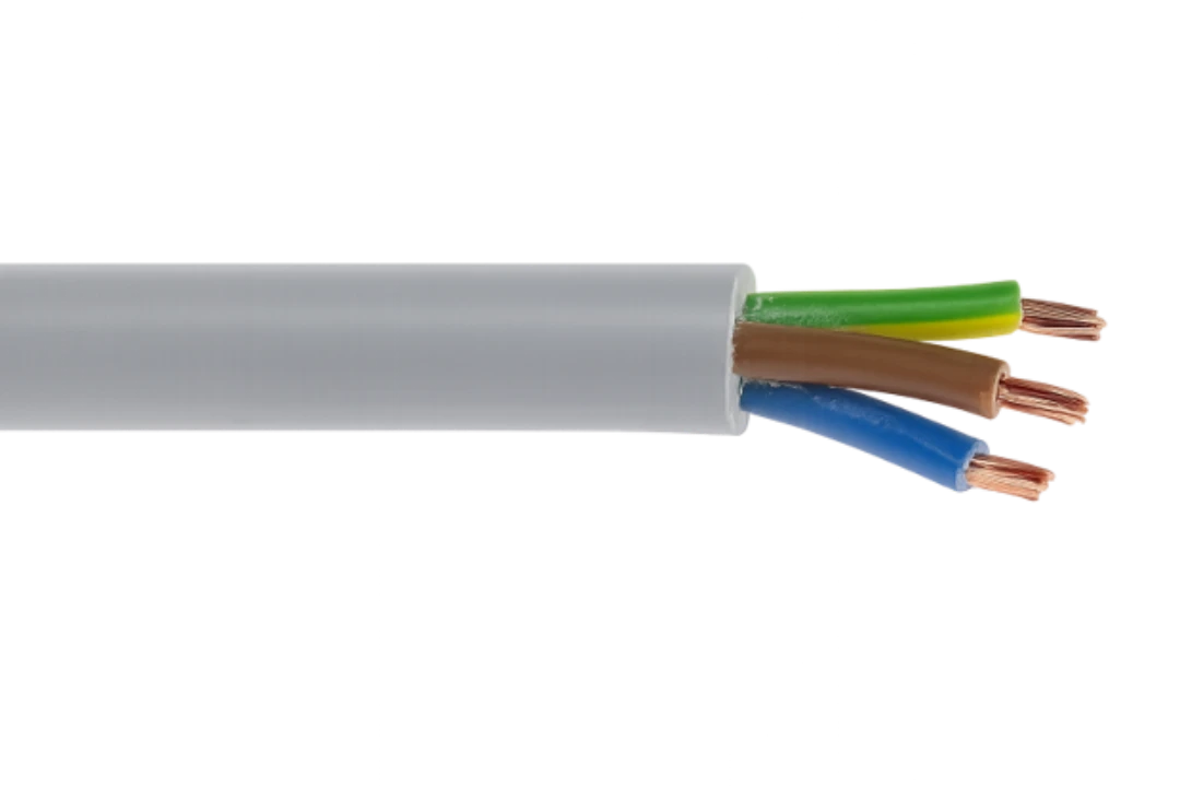Kabel, Flex 3X0.75, Farbkodierung, Angepasst/meter