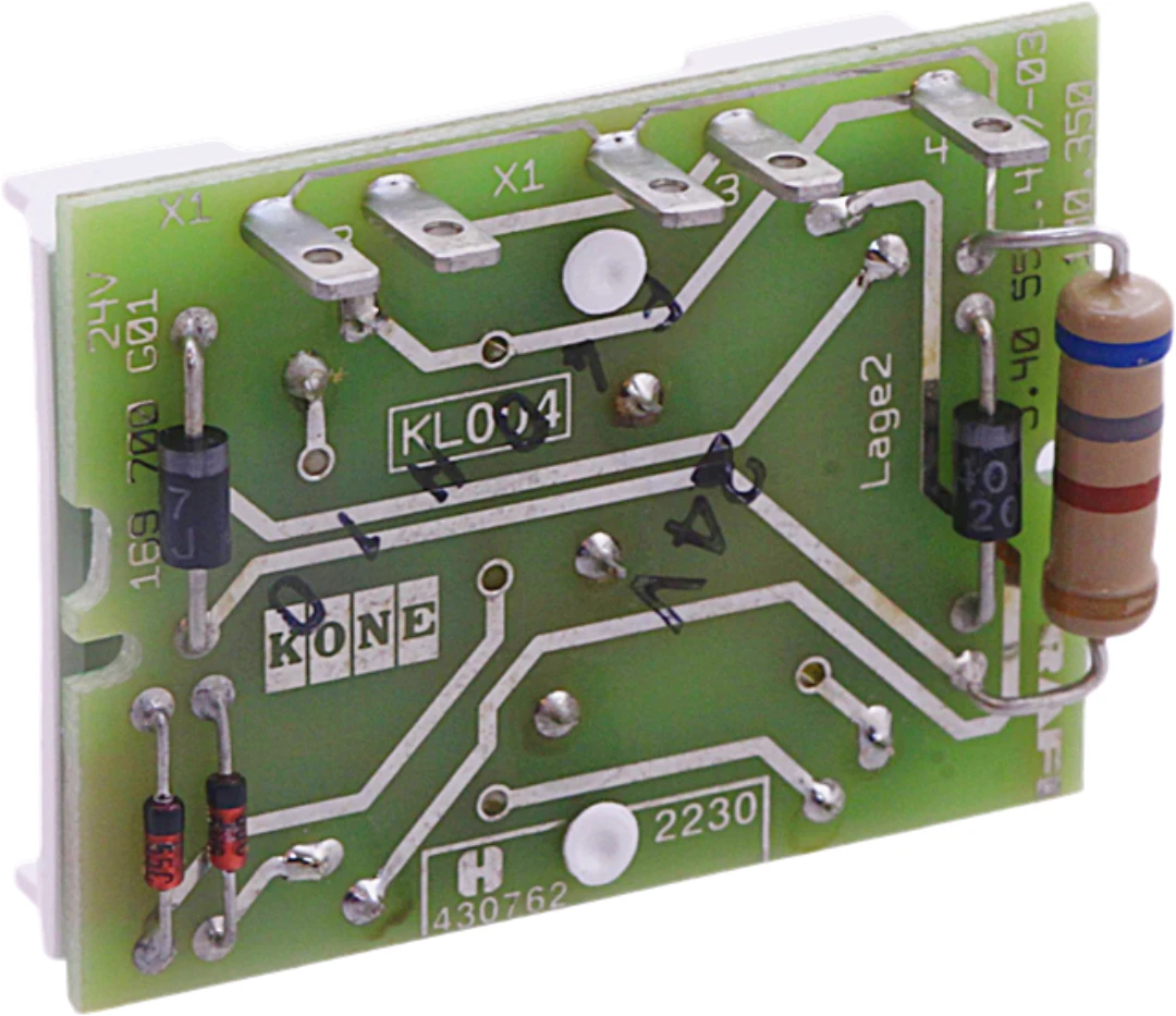 Taster Basiselement, KONE M, 24 VDC grün/gelbe LED