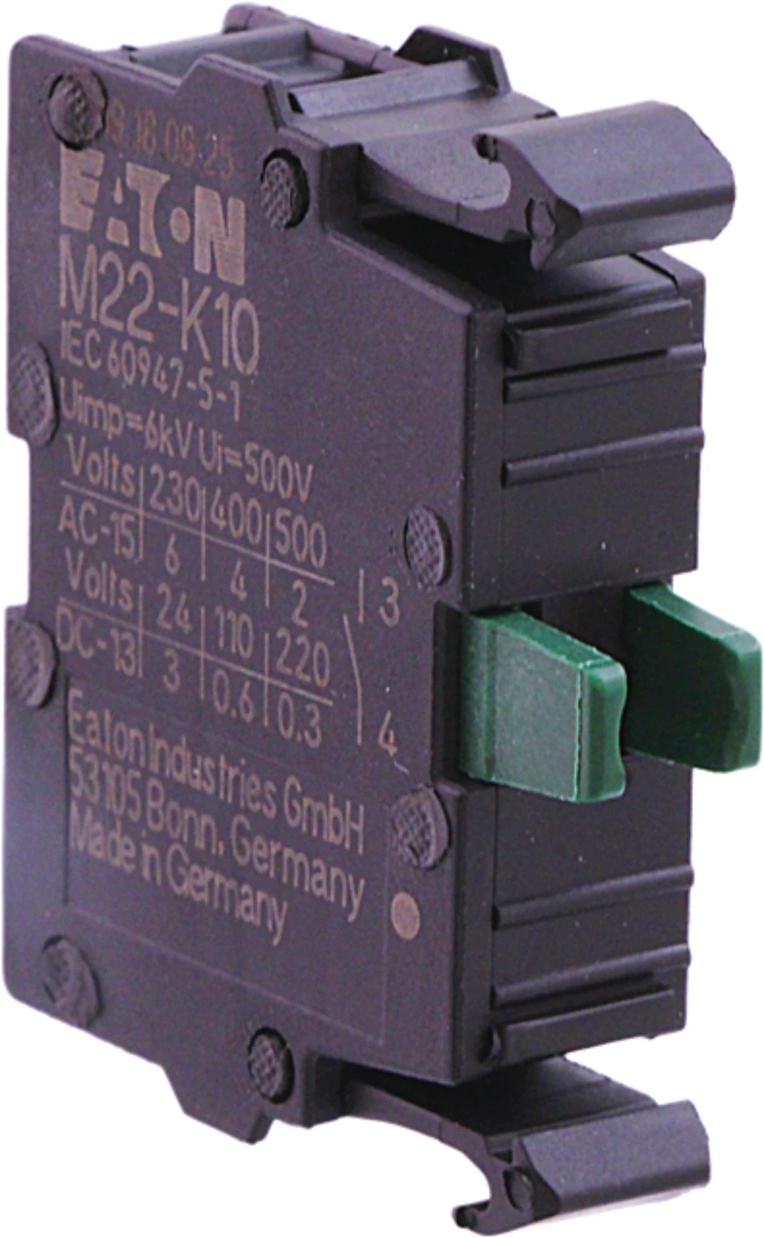 Kontaktblock, Eaton/Moeller, 1NO, Schraubanschluss