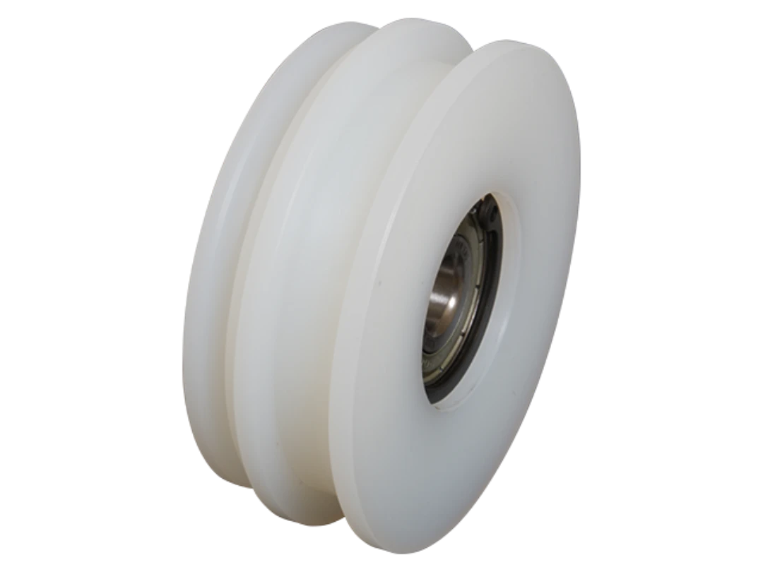 Türlaufrolle,Thyssen M2TS4/D4, ø70/60/10 x 26/10,2mm, m. Seilrille